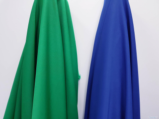 Stofa elastica bistretch verde si albastra