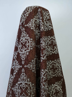 Material tapiterie stil baroc fundal maro