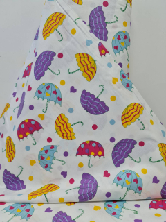 Bumbac lenjerie umbrelute multicolor