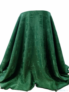 Material draperie Nisip verde smarald