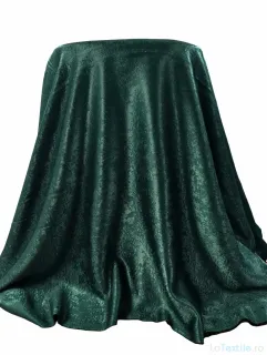 Material draperie Soft blackout verde inchis