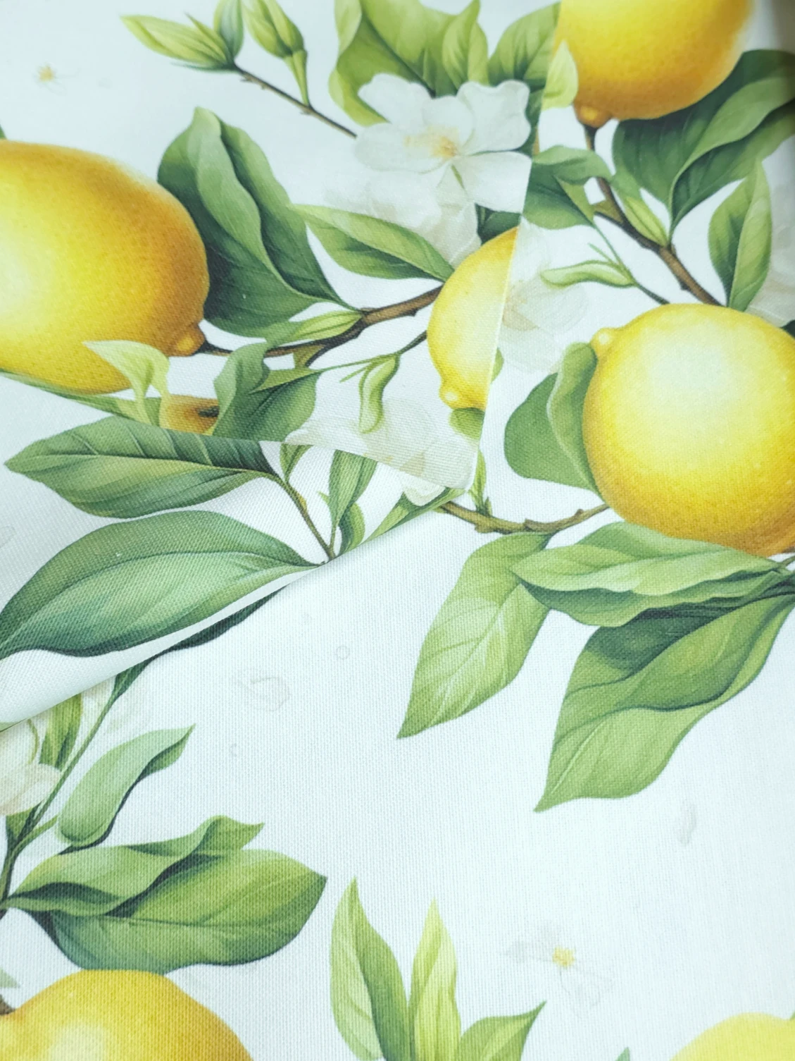 Bumbac impermeabil Creton Lemon Garden