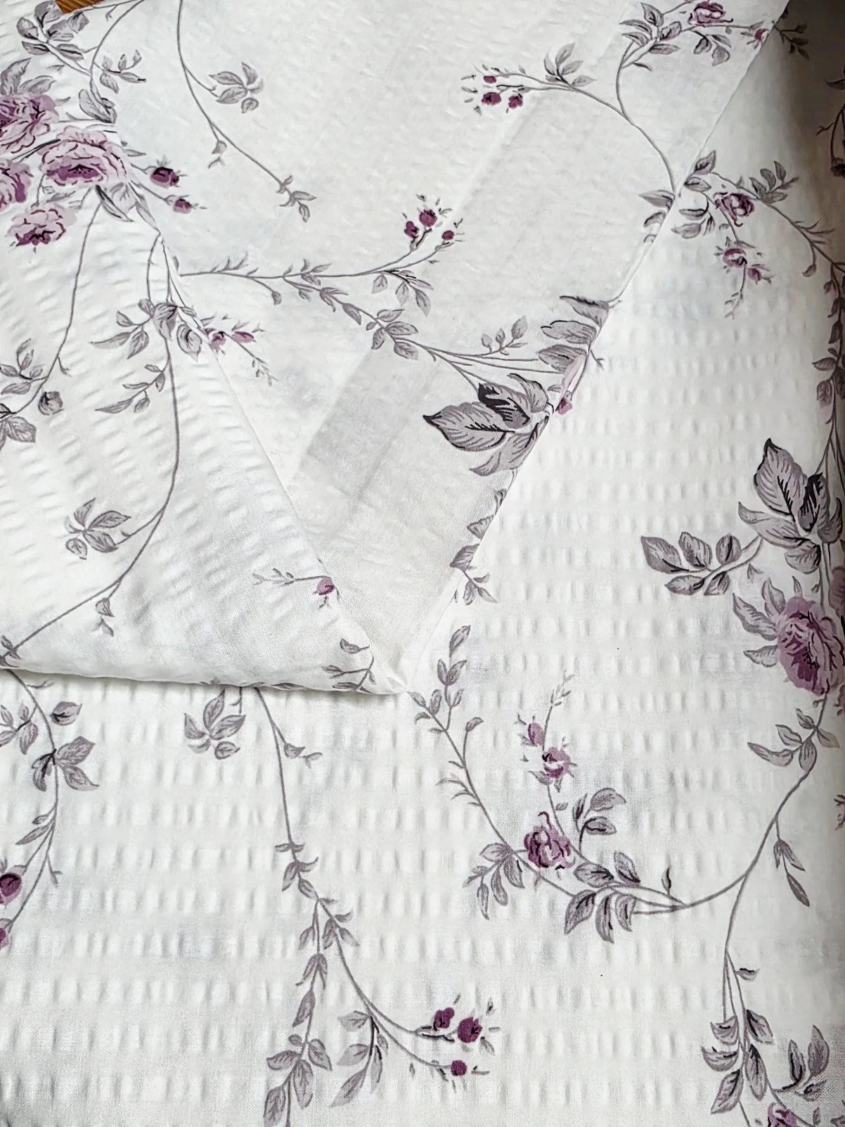 Bumbac lenjerie creponat Vintage Blossom
