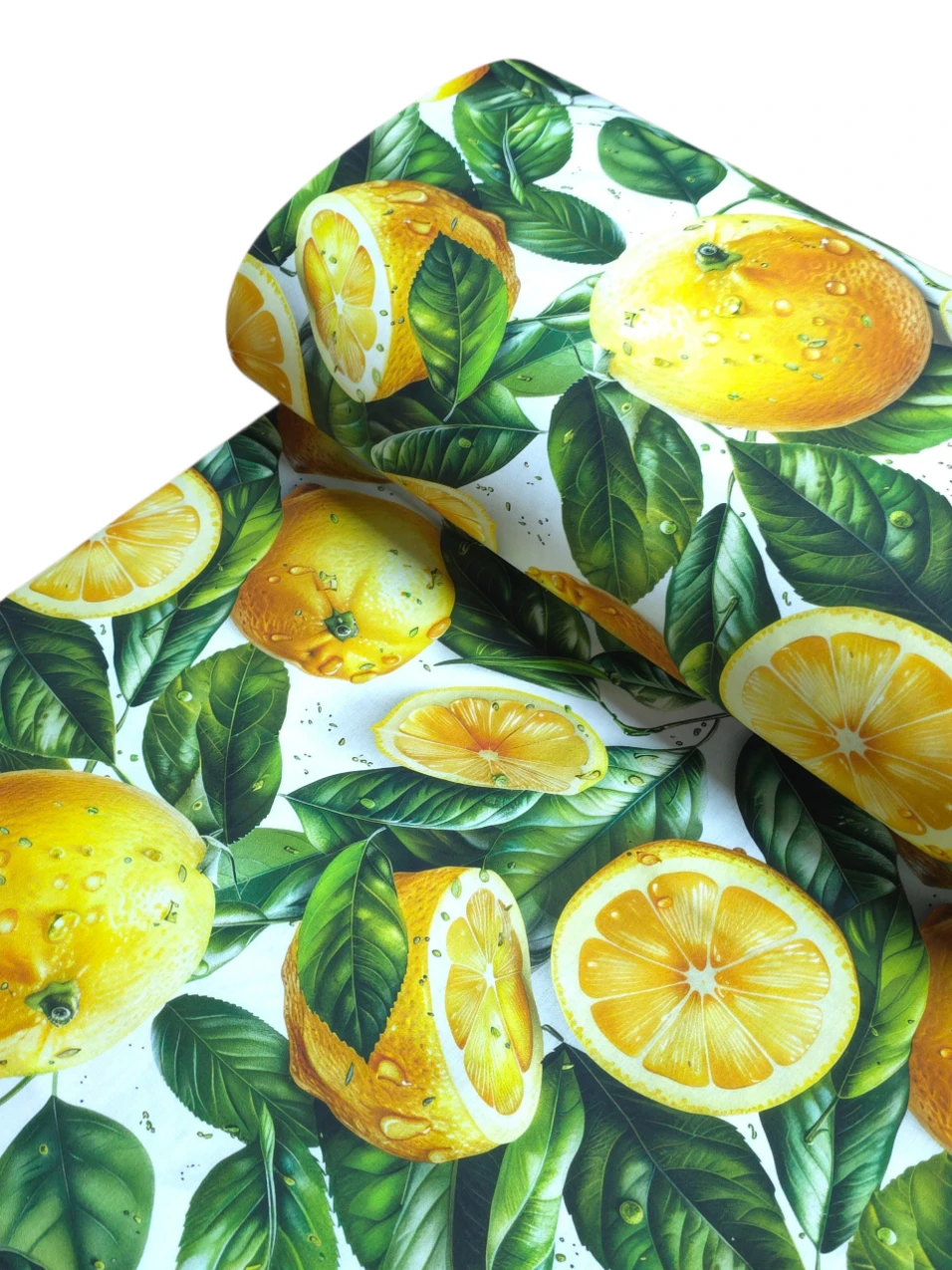 Bumbac ranforce premium Lemon Splash