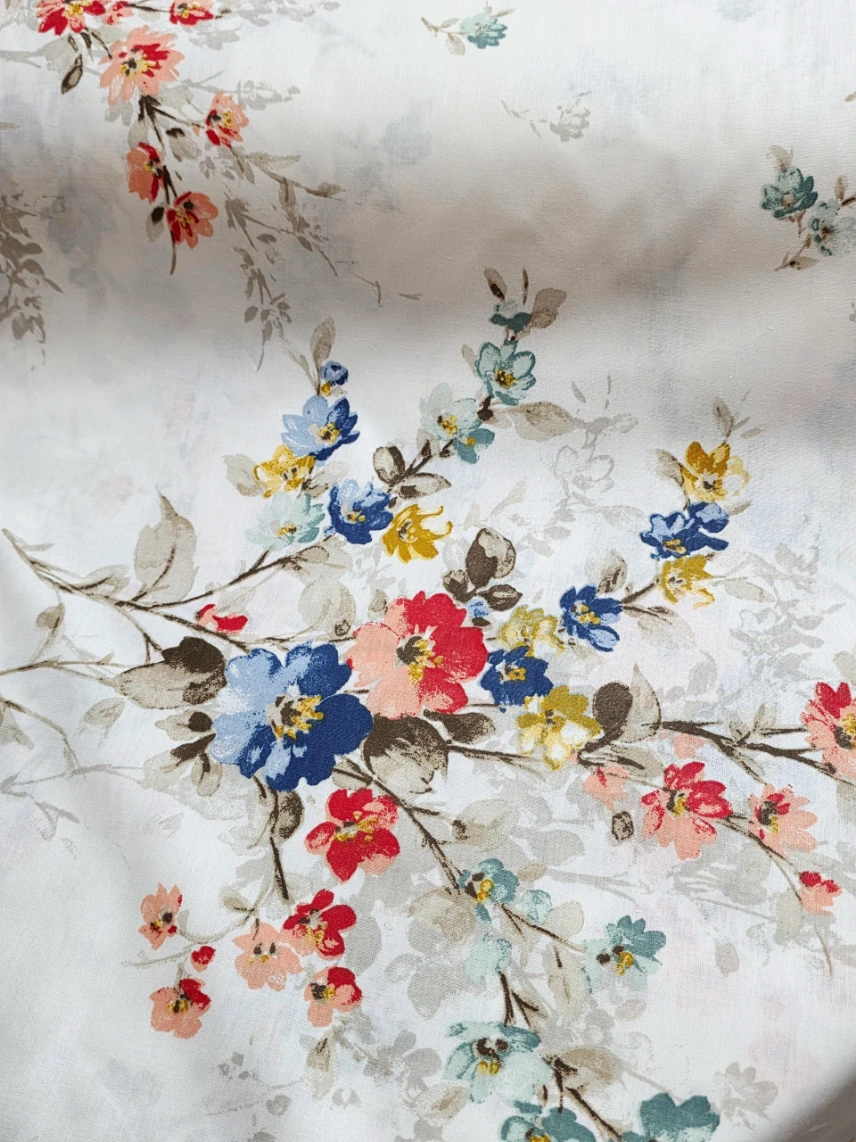 Bumbac satinat Ranforce Spring Blossom