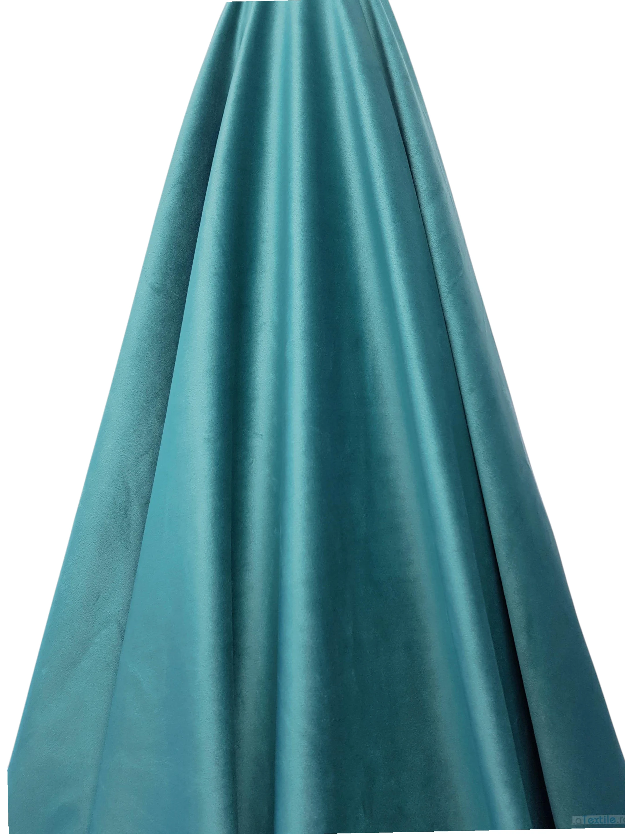 Material draperie catifea turcoaz