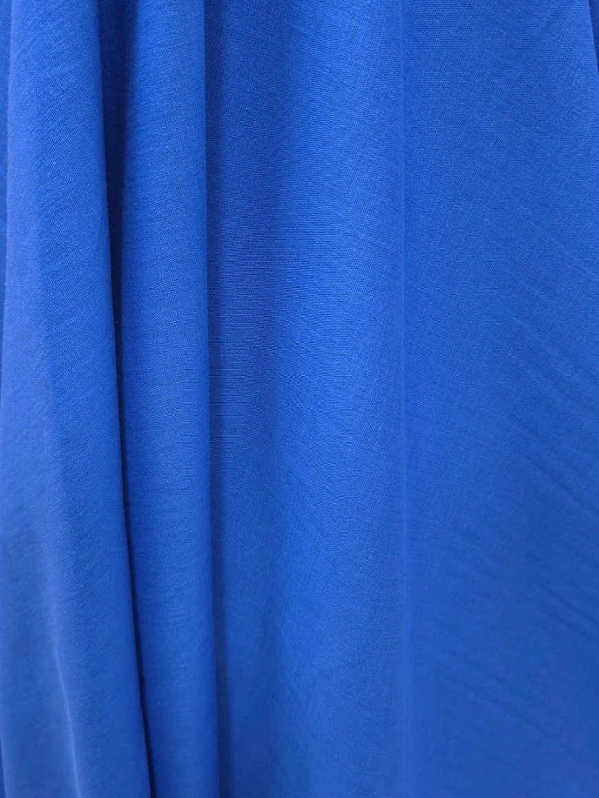In natural albastru Azure Linen