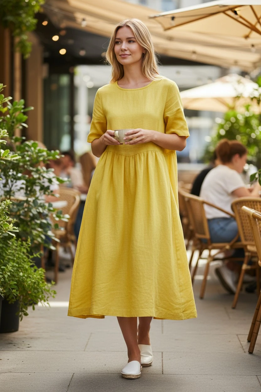 In natural galben Lemon Glow