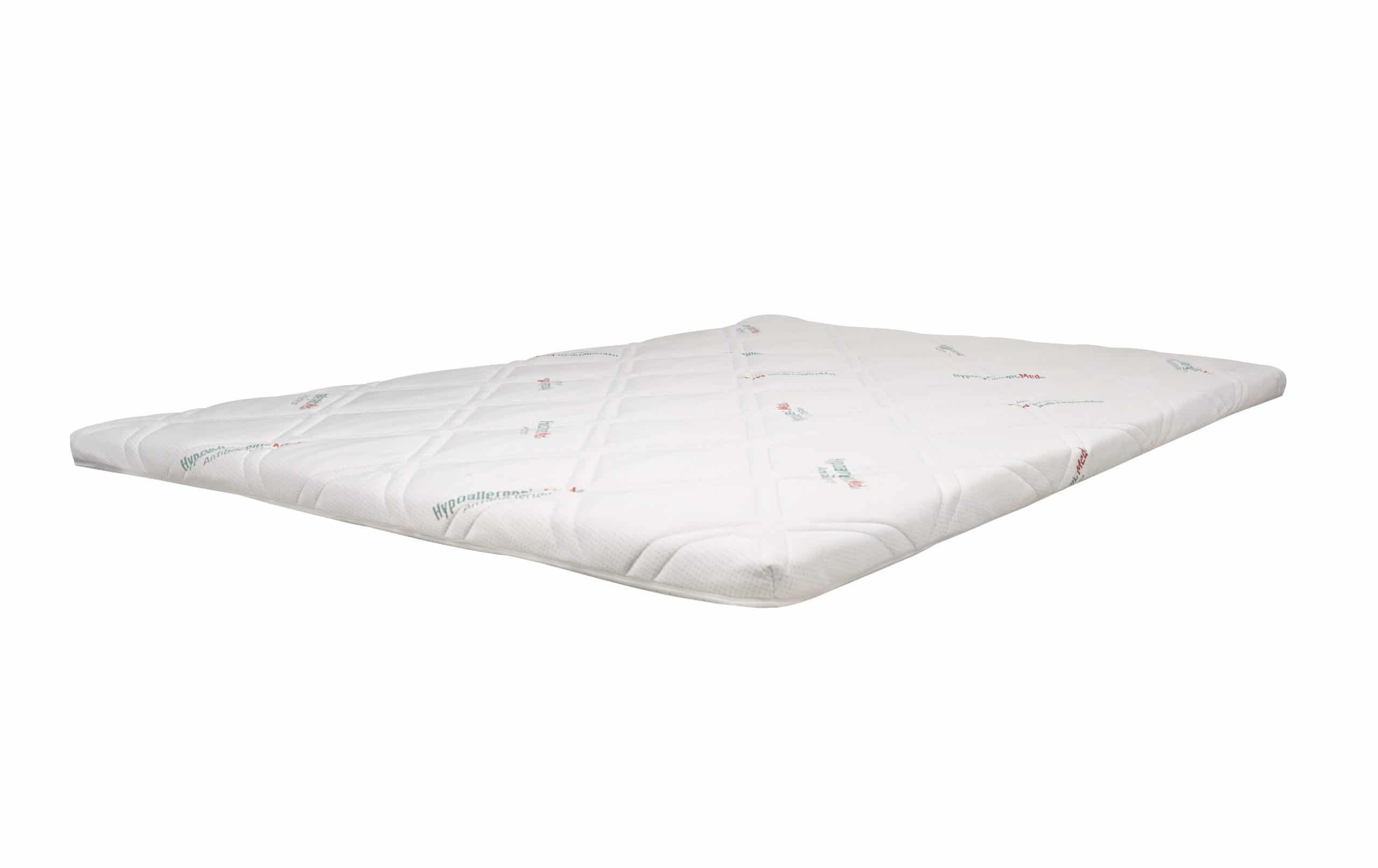 Topper antibacterian HypoallergenicMed 160x200x7 cm cu husă detașabilă tratată Ultra-Fresh