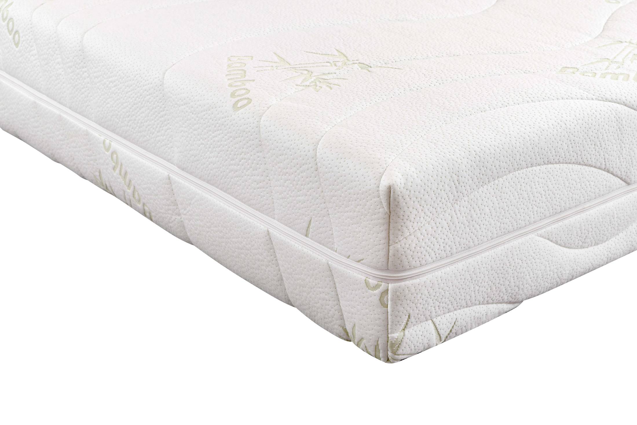 Husă bambus crem matlasată cu elastic 140x200 cm