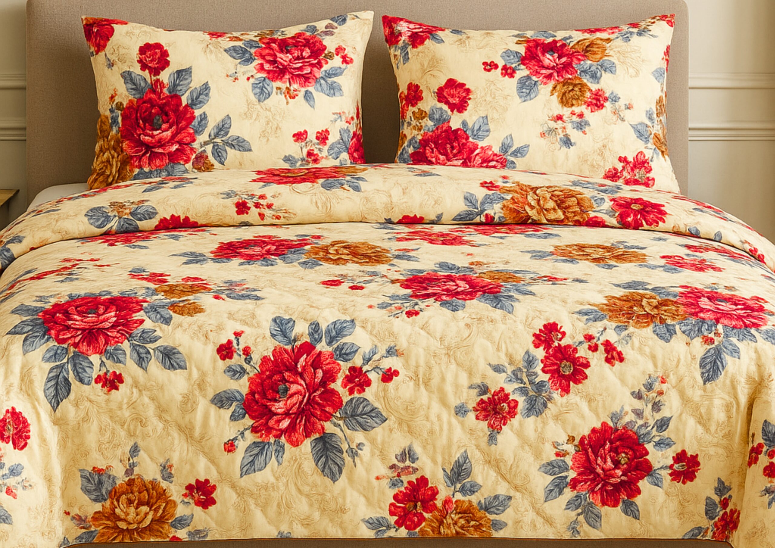Set pilotă Amore 200x220 matlasată 250 g/m² + 2 perne 50x70