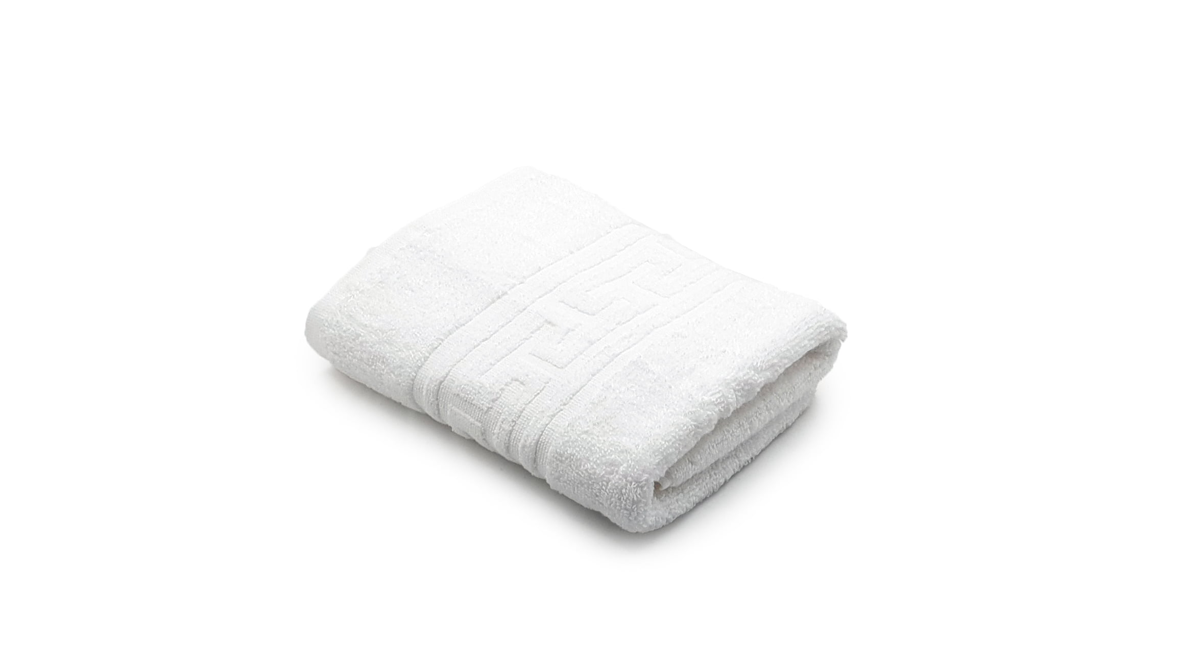 Prosop de față bumbac 100% 50×90 cm 550 g/m² alb cu agățătoare