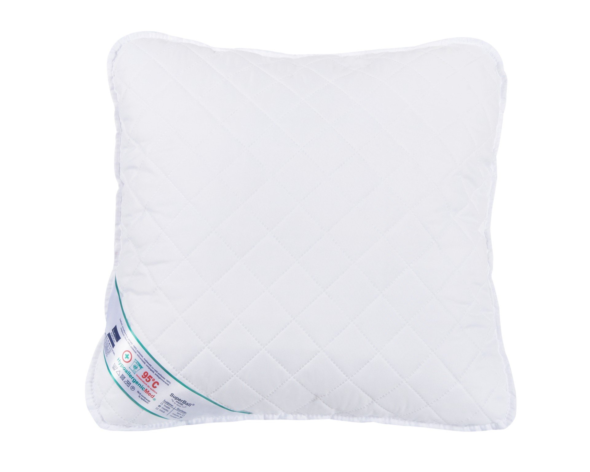Pernă 70x70 cm lavabilă 95°C HypoallergenicMed