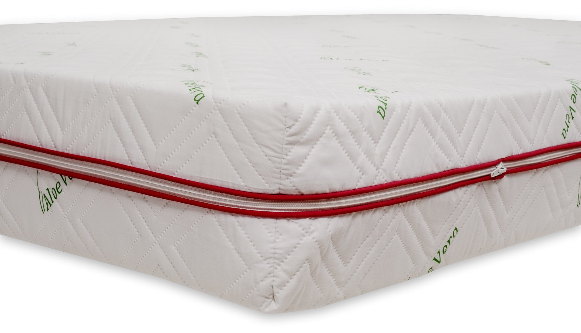 Saltea cu memorie Aloe Vera 160x200 cm, husă detașabilă, fermitate medie