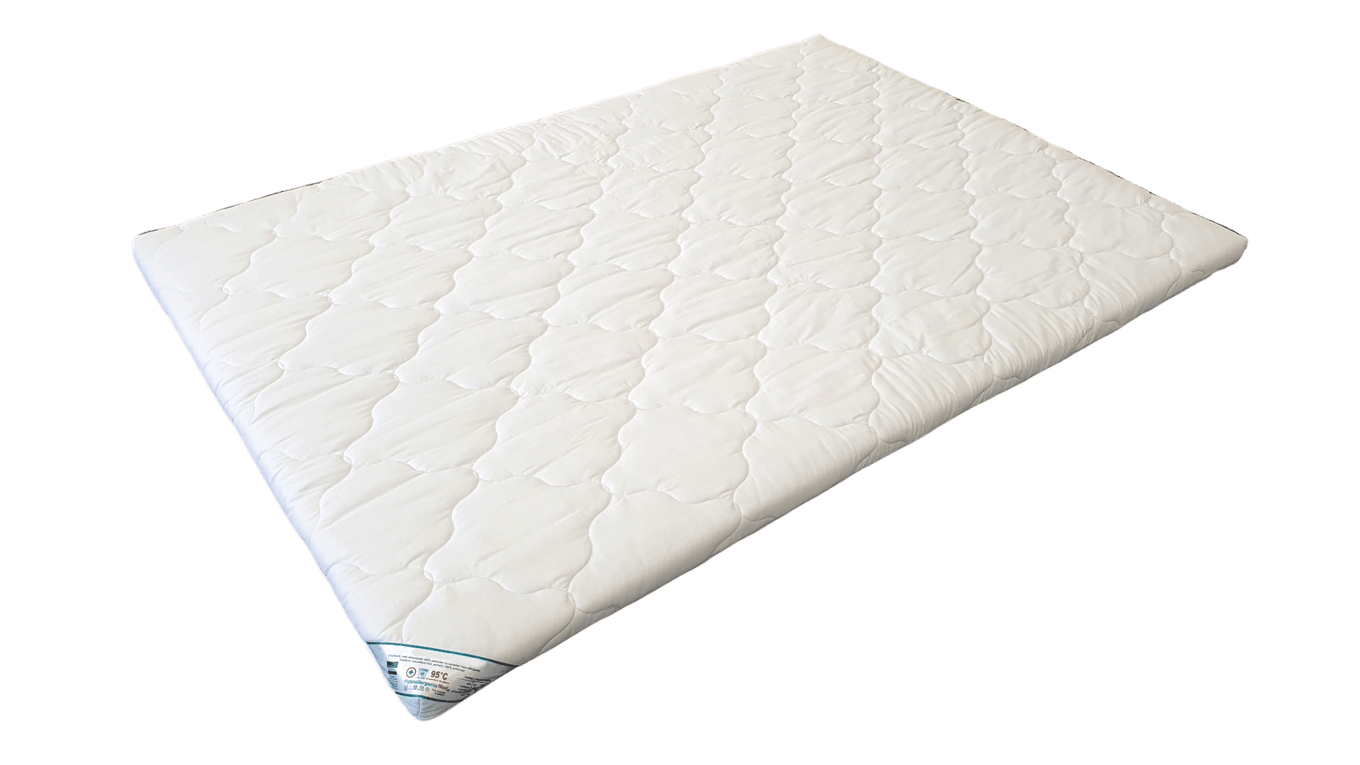 Topper 160x200 cm cu miez spumă poliuretanică 5 cm și husă bumbac 100% detașabilă