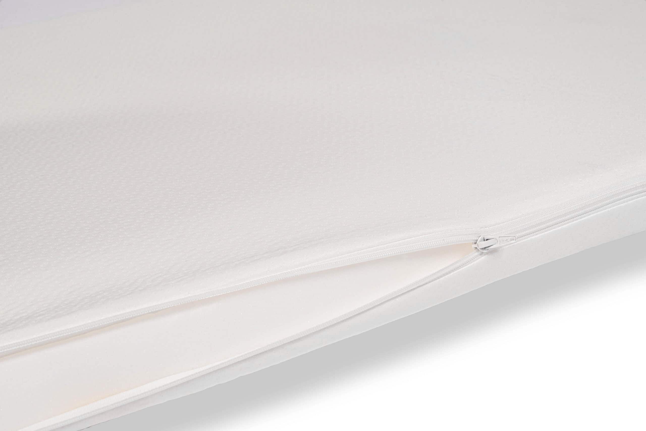 Topper hipoalergenic cu husă tricot detașabilă 180x200 cm