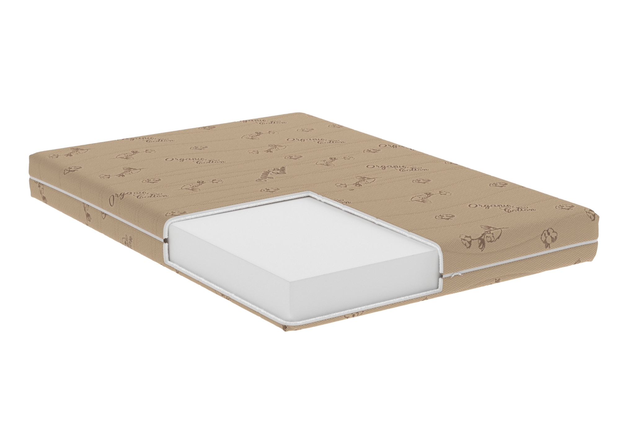 Saltea Bio Cotton 90x200 cm husă bumbac