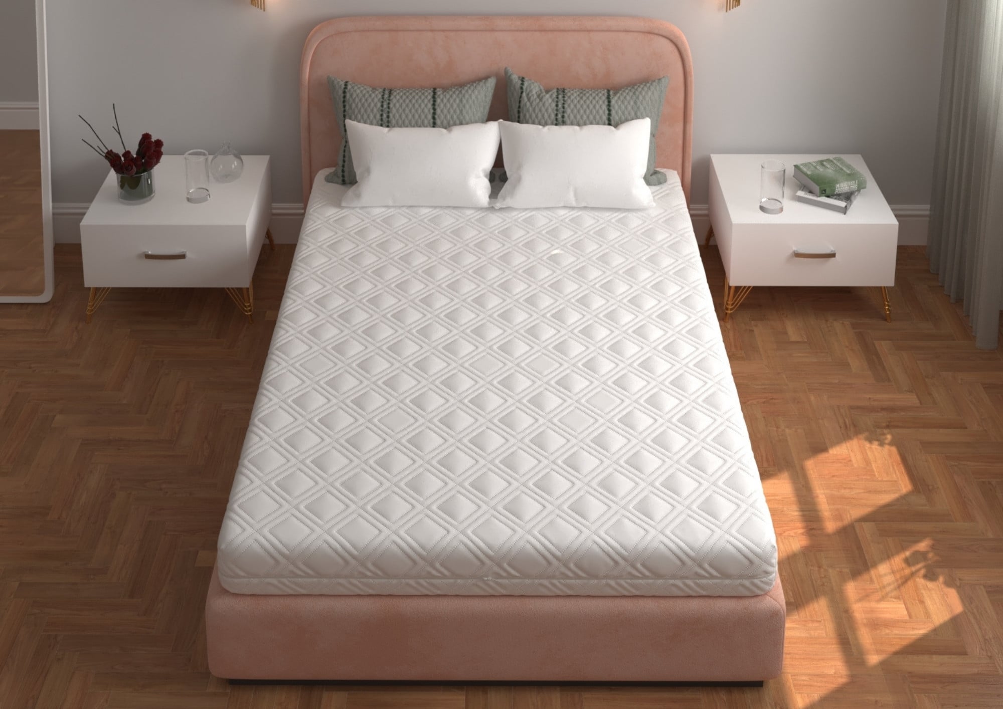 Saltea 7 Zone 160x200 cm husă microfibră