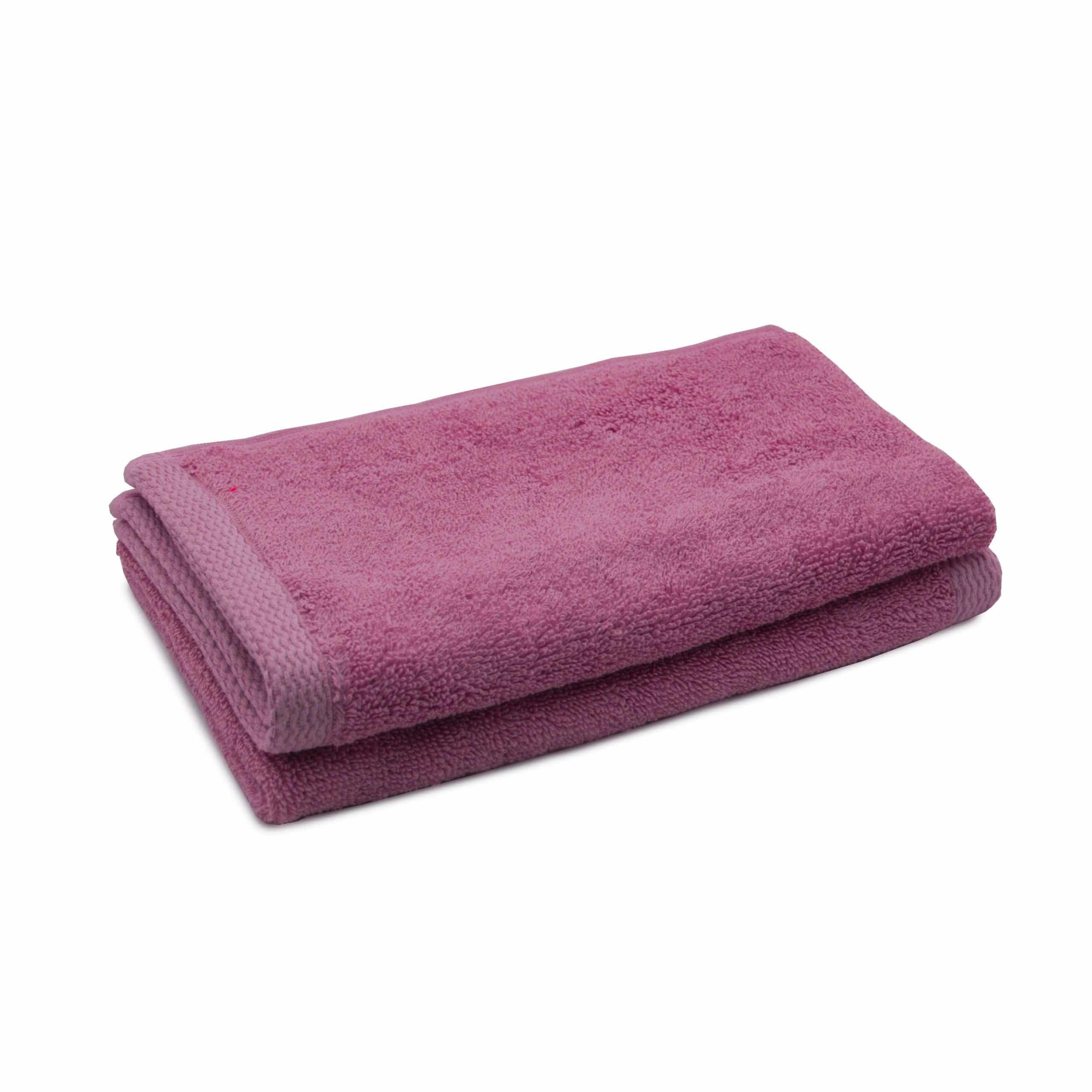Set 2 prosoape de mâini 30x50 cm, bumbac 600 g/m², roz