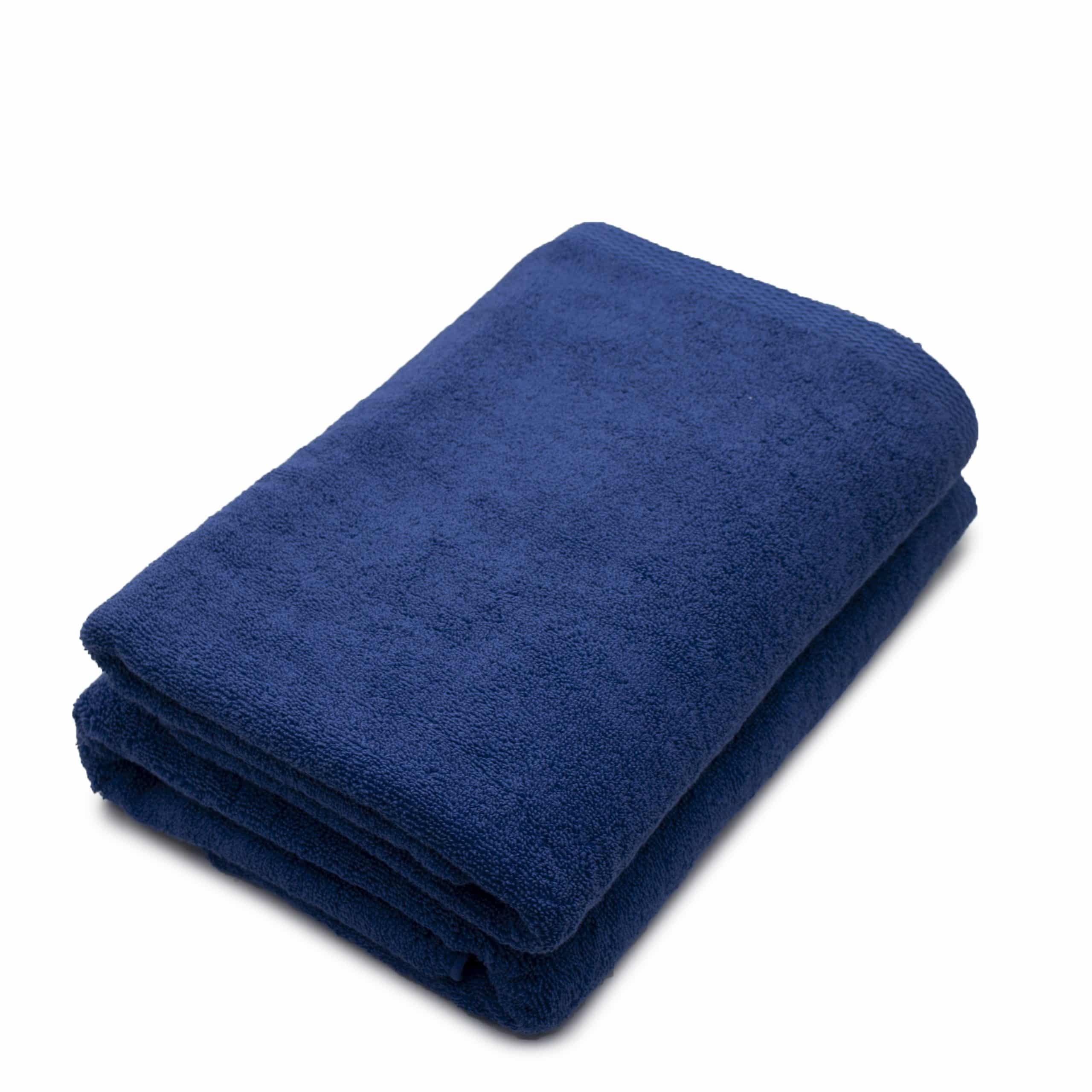 Set 2 prosoape corp 70x140 cm bumbac 600g/m² bleumarin