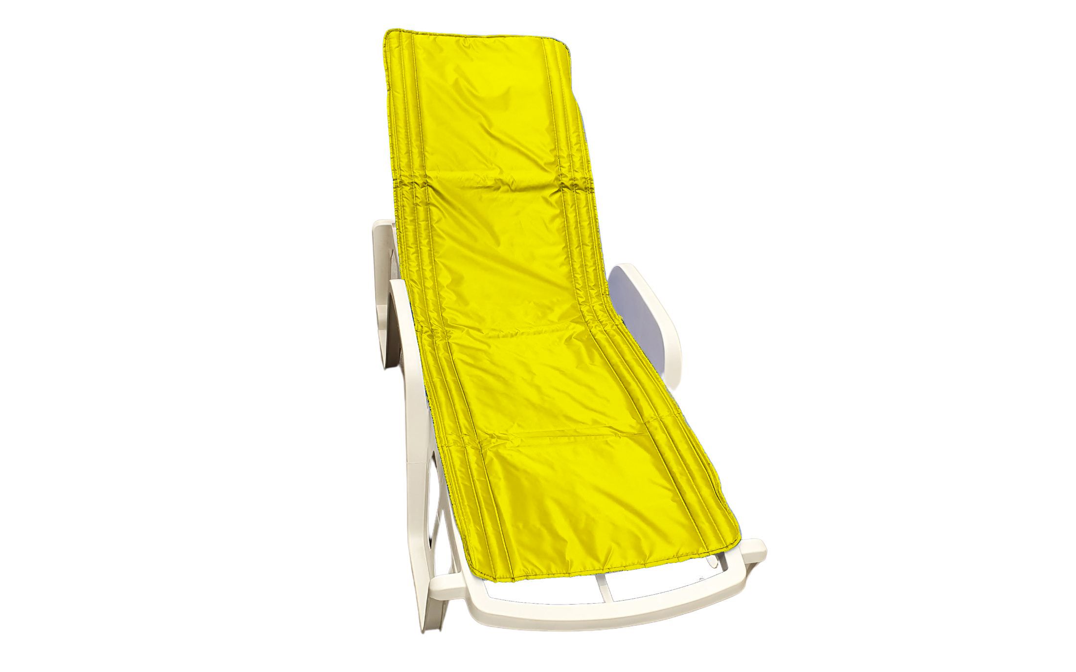Saltea sezlong impermeabilă 60×190 cm, 1 cm grosime, galben