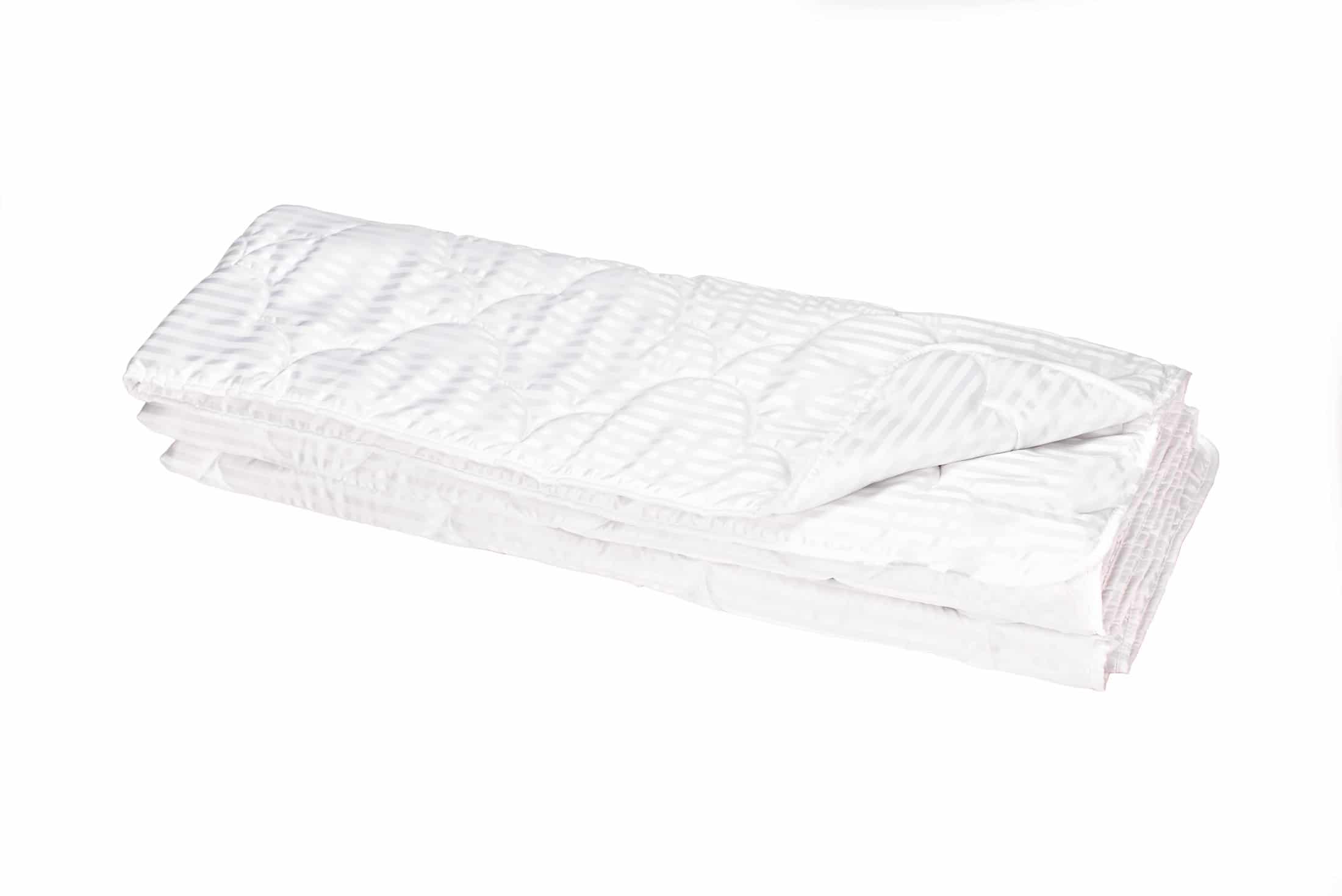 Pilotă vară 180x200 cm cu model lacrimi, densitate 200 g/m², albă