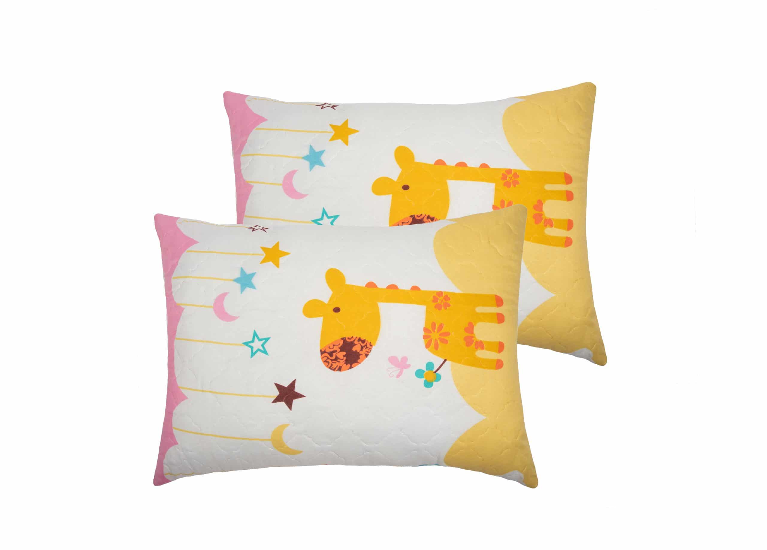 Set 2 perne 50x70 cm Animals, umplutură antiaglomerată Superball, microfibră matlasată