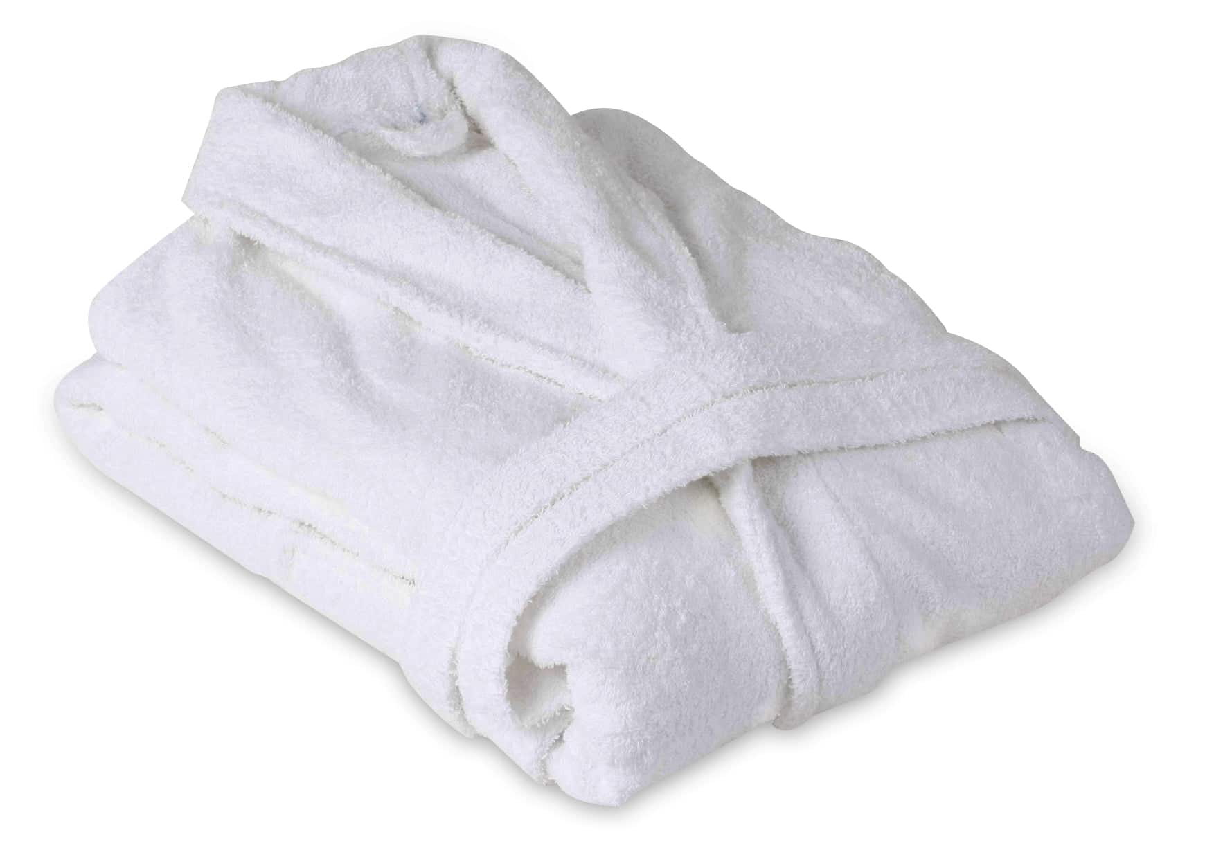 Halat de baie alb din bumbac 100%, unisex, mărimea S-M