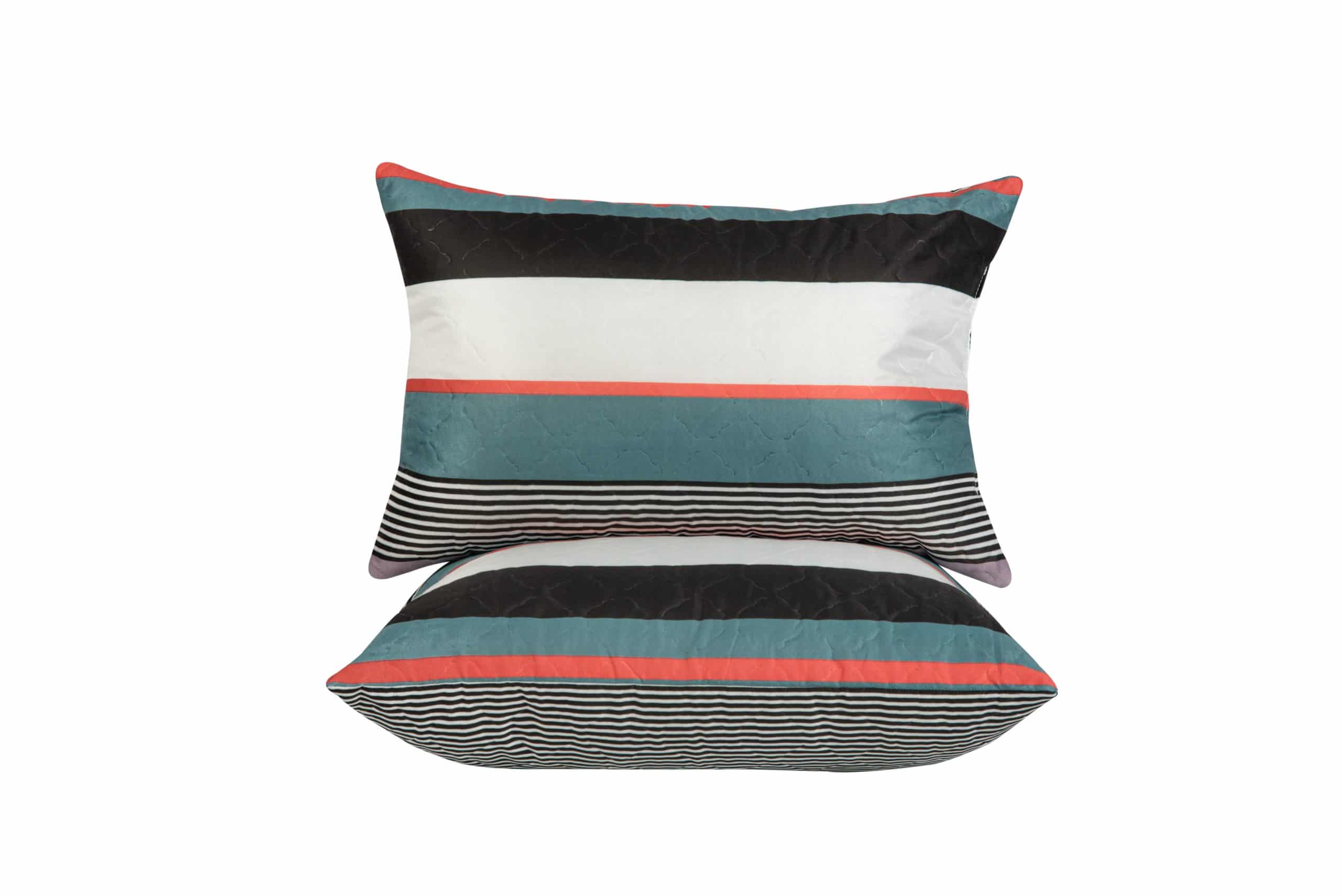 Set 2 perne 50x70 cm microfibră matlasată multicoloră cu umplutura Superball