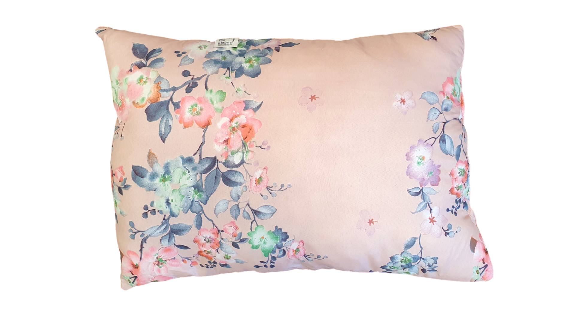 Pernă 50x70 cm microfibră matlasată cu imprimeu floral