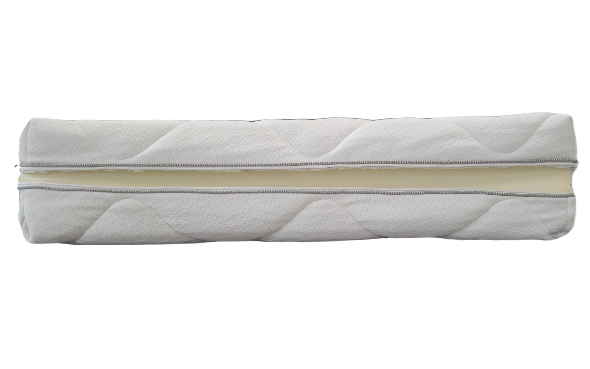 Husă saltea 160x190 cm, tricot elastic matlasată cu fermoar 4 laturi