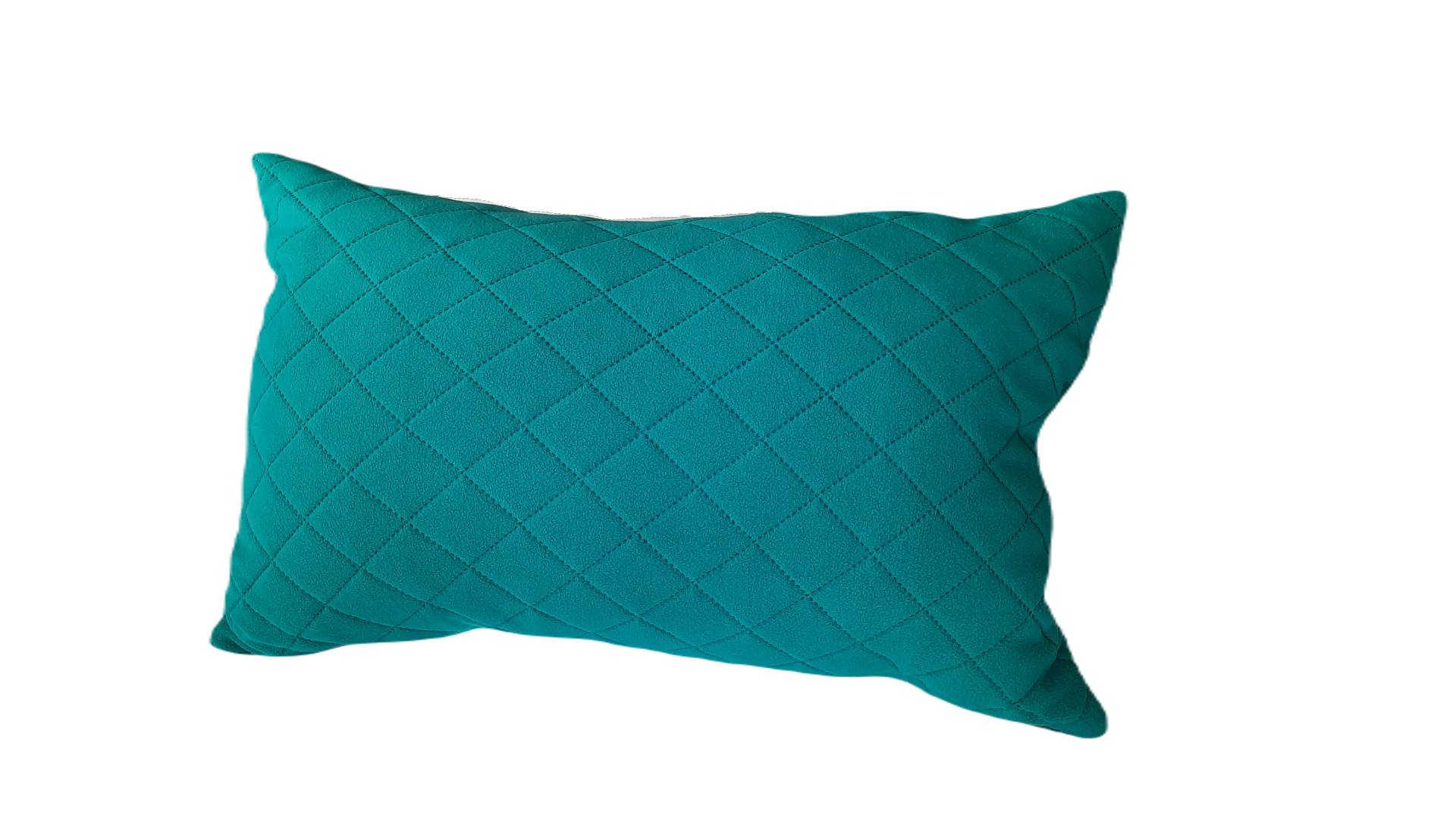 Pernă 70x70 cm micropolar PolarTech moale, culoare Emerald, vidata