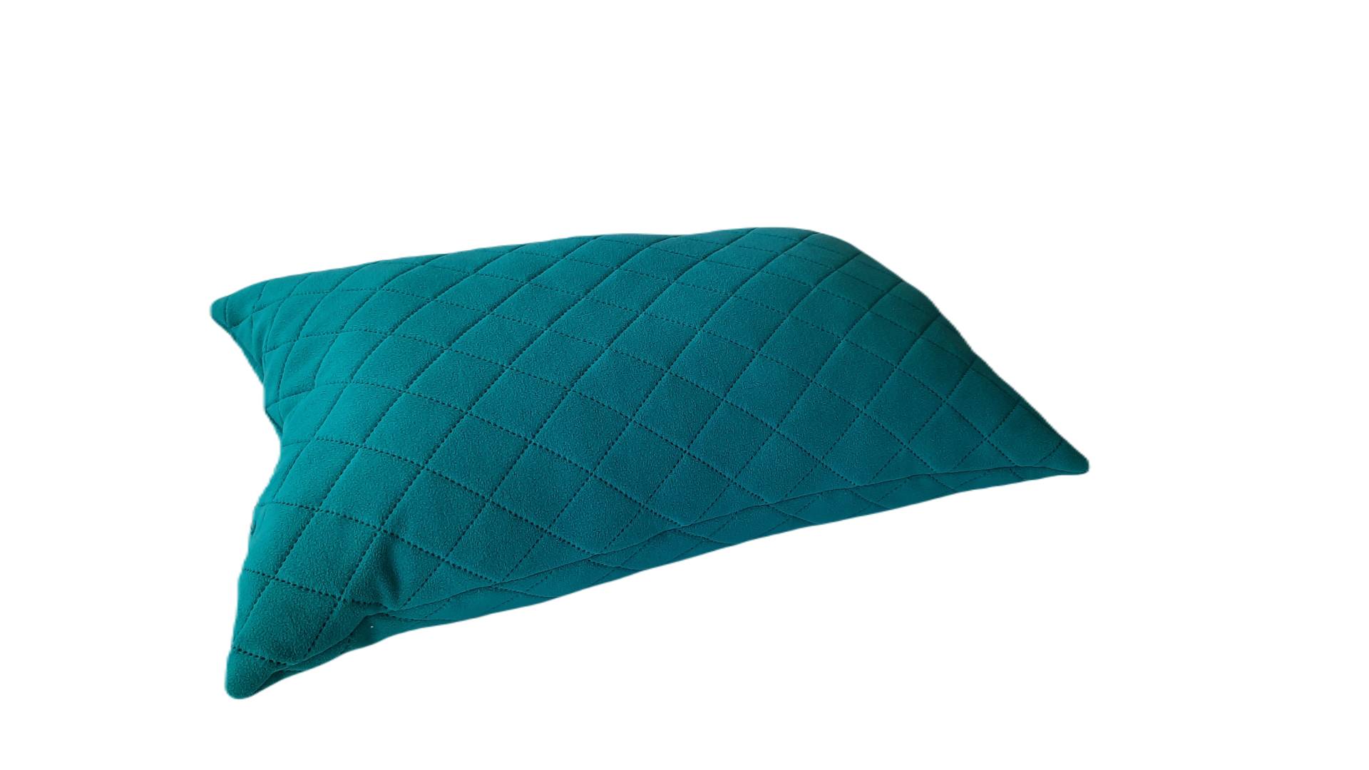 Pernă 70x70 cm micropolar PolarTech moale, culoare Emerald, vidata