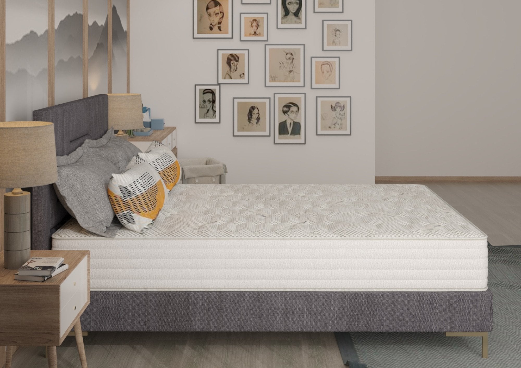 Saltea ortopedică Silver Protect 4 Hotel 140x200 cm, arcuri Bonell, duritate extra fermă, 25 cm