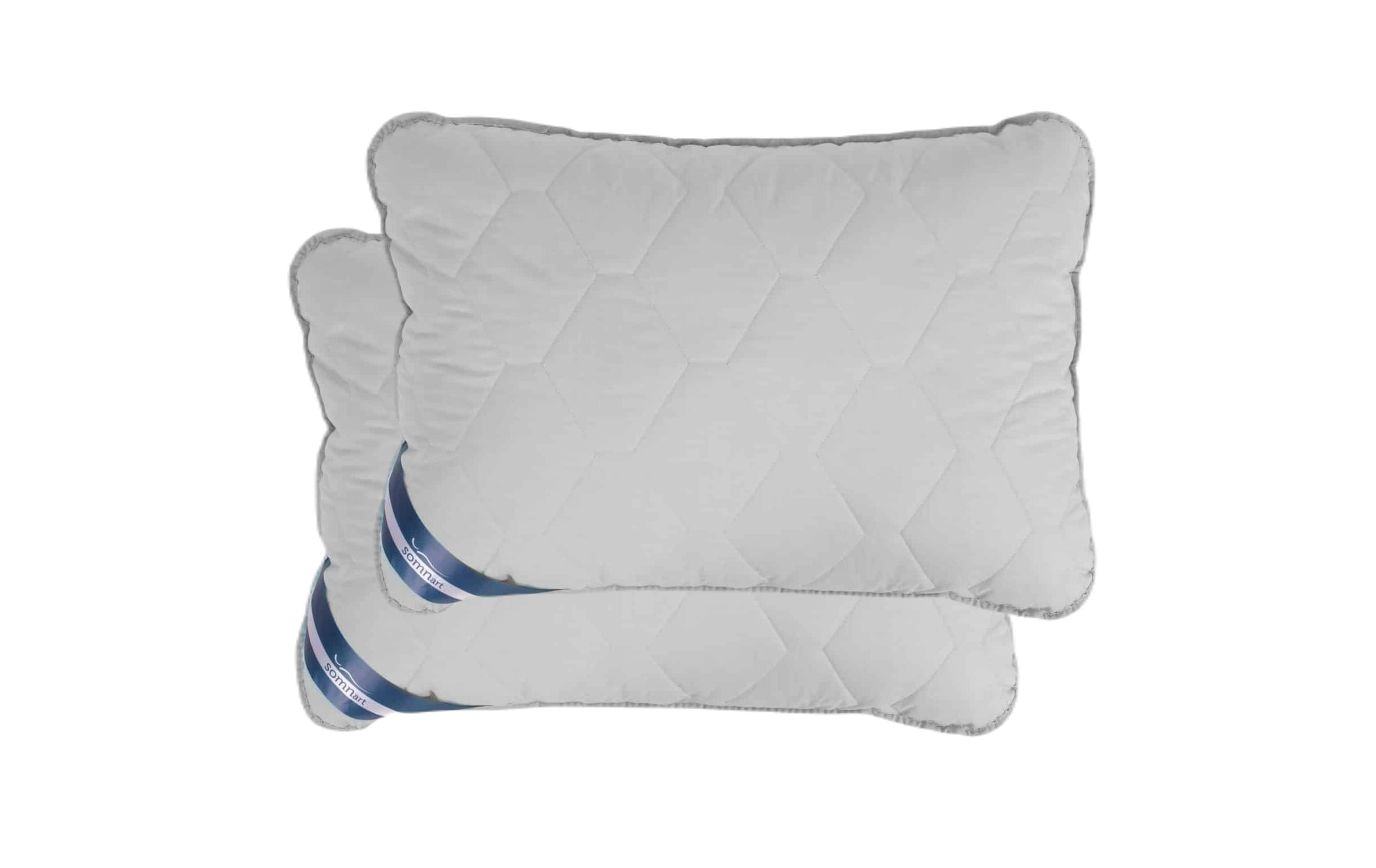 Set 2 Perne Clasice Bella 50x70 cm, Bumbac, Gri