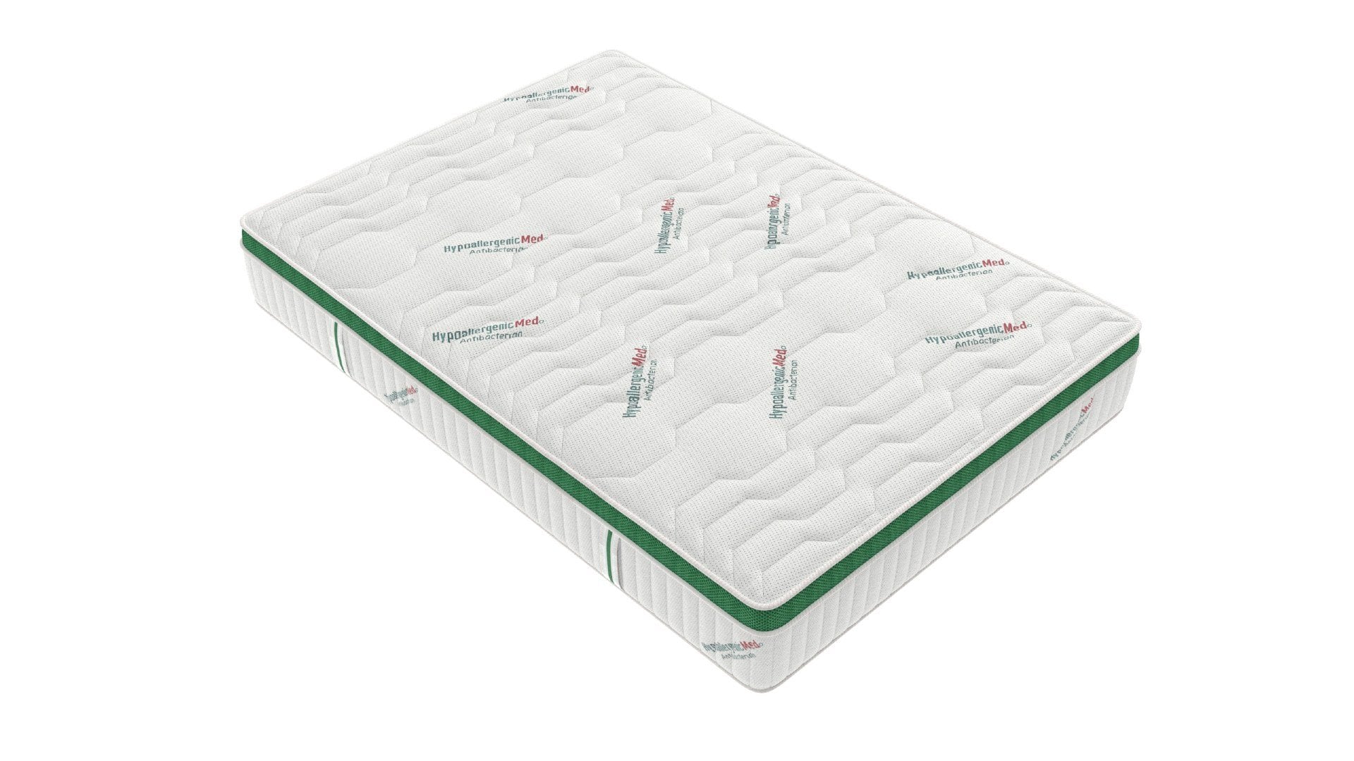 Saltea cu arcuri Bonell HypoallergenicMed Primo Protect 180x200 cm, înălțime 23 cm, husă antibacteriană și hipoalergenică