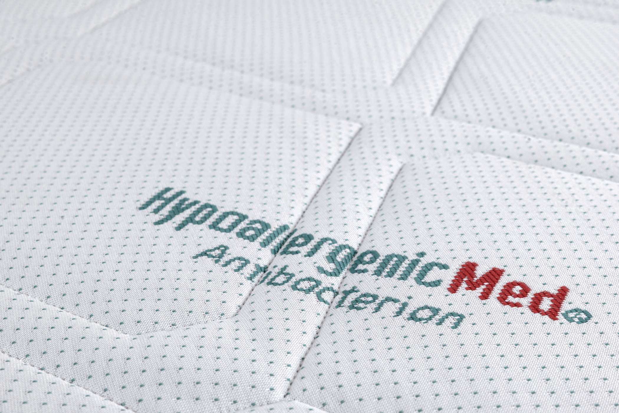 Husă detașabilă antibacteriană HypoallergenicMed 180x200 cm, 18 cm