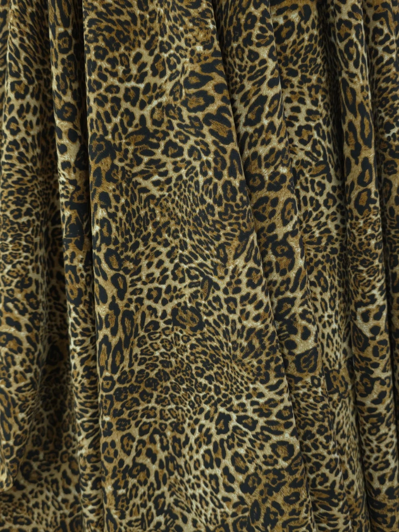 Matase tip piersica animal print fin