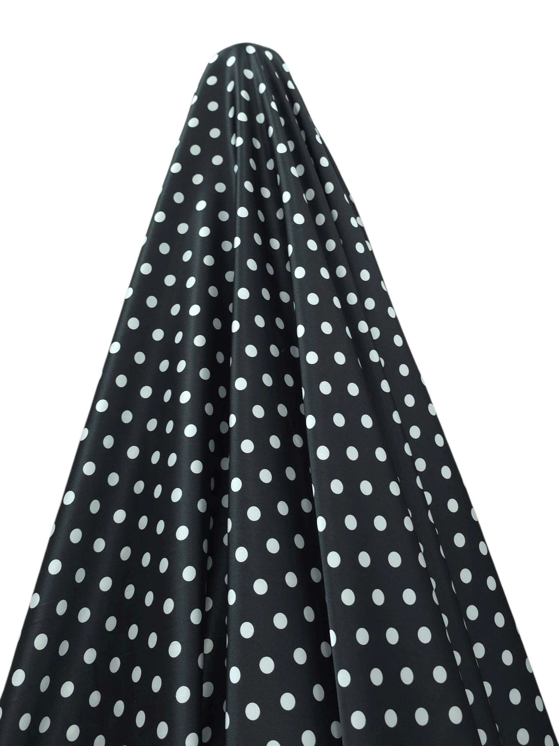 Matase satinata Black Dots