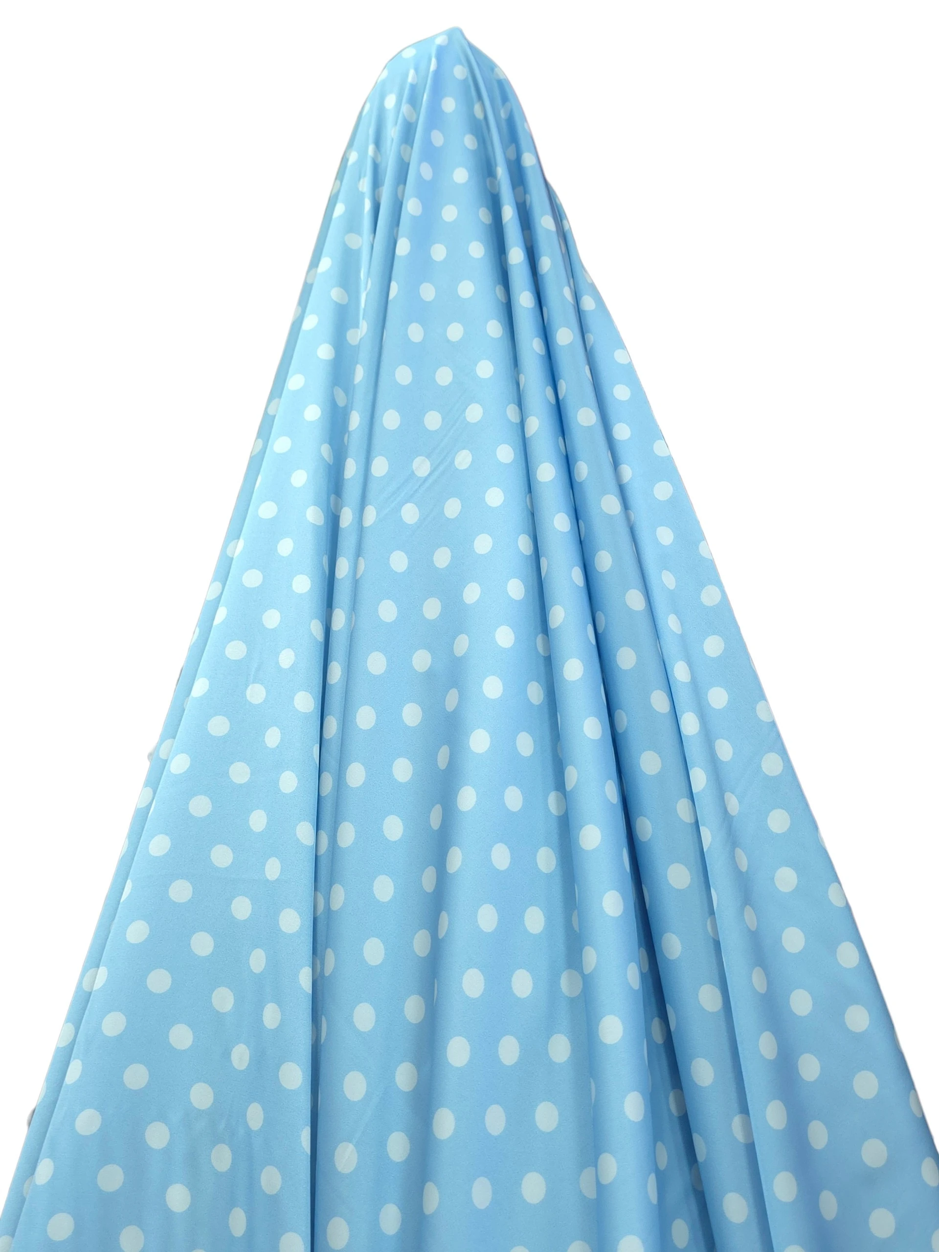 Matase satinata Sky Blue Dots