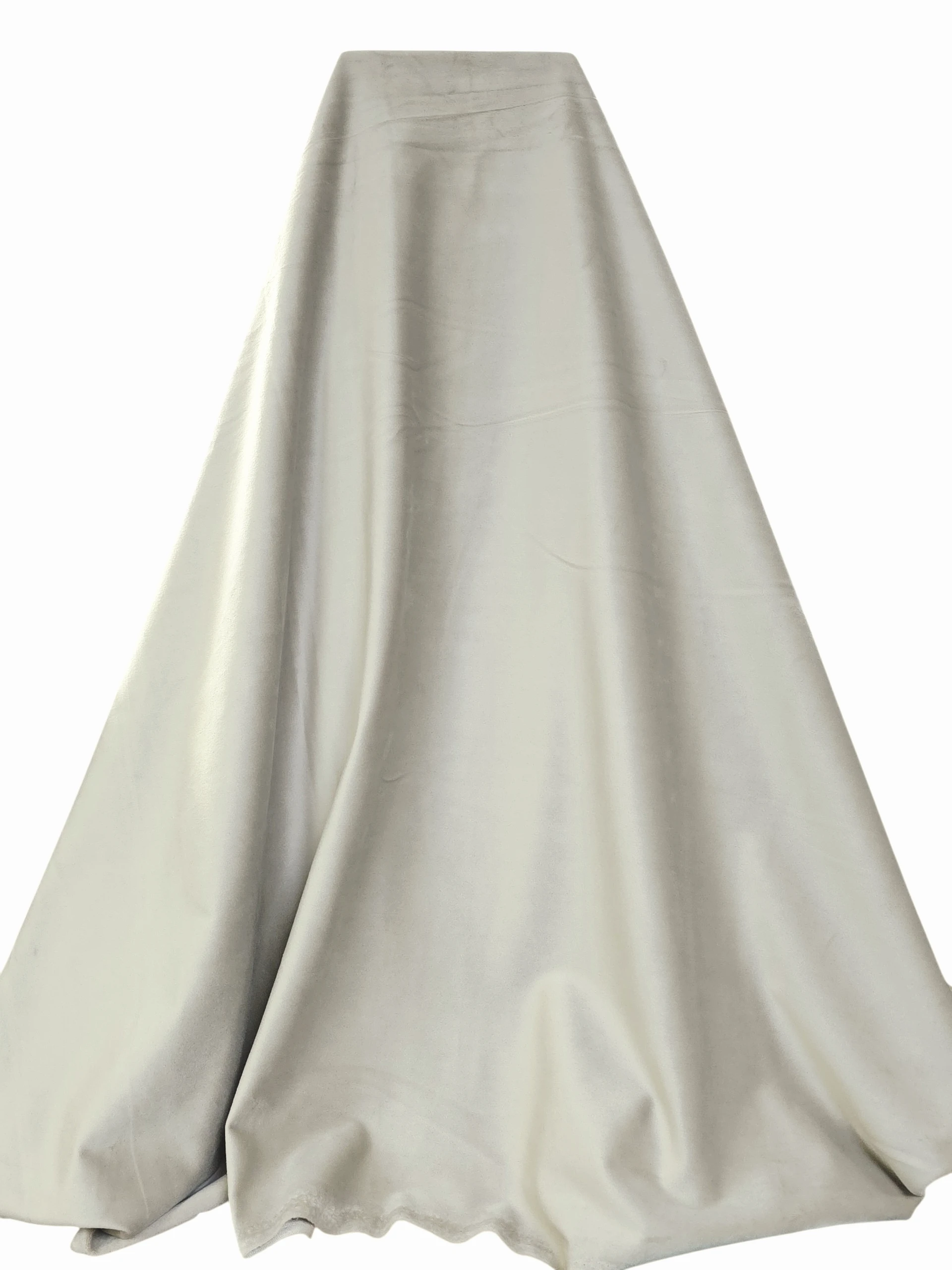 Material draperie catifea bej perlat