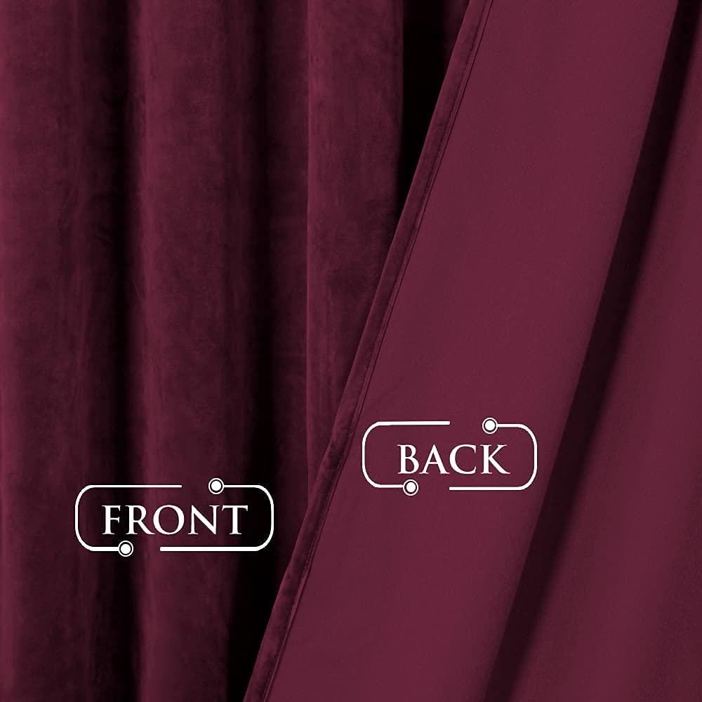 Material draperie catifea grena