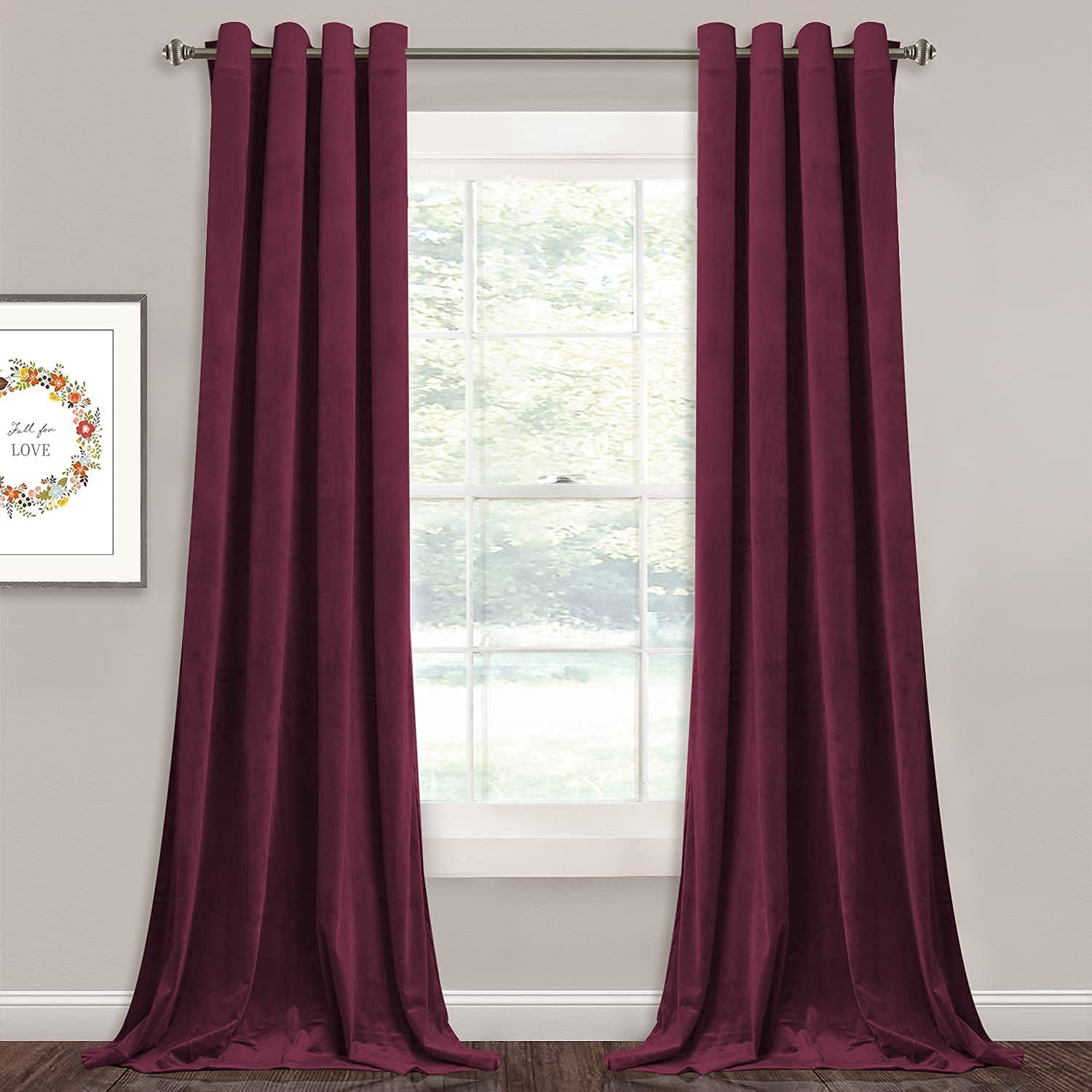 Material draperie catifea grena