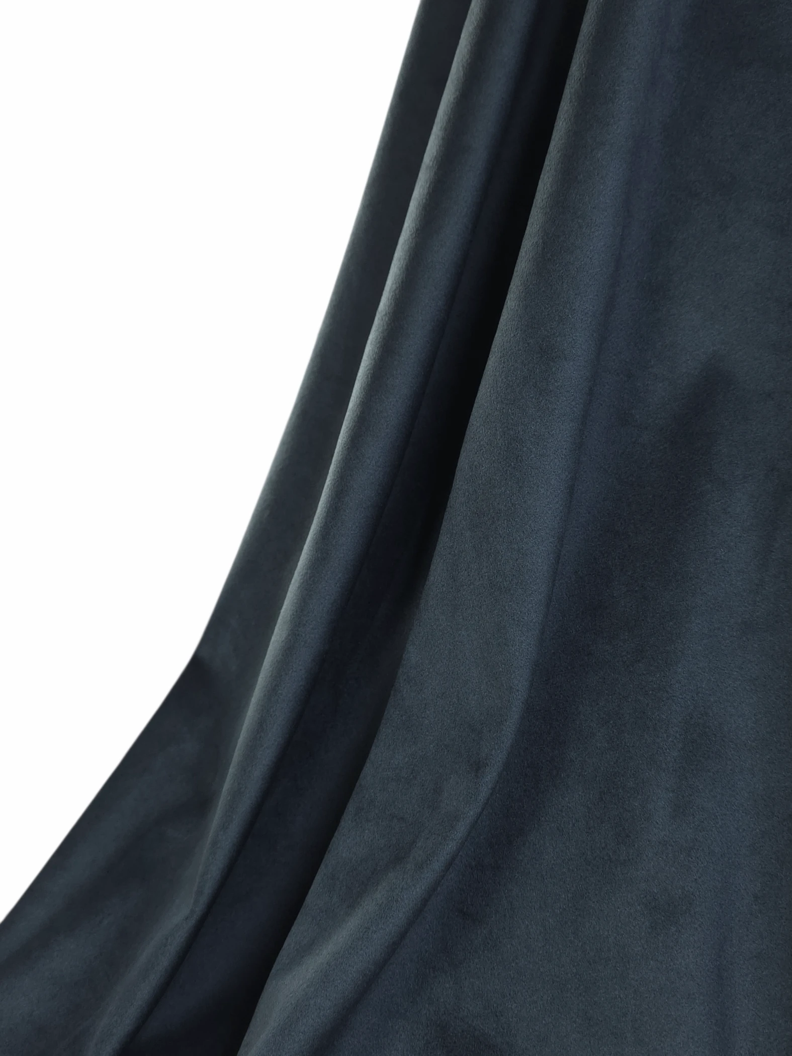 Material draperie catifea gri antracit