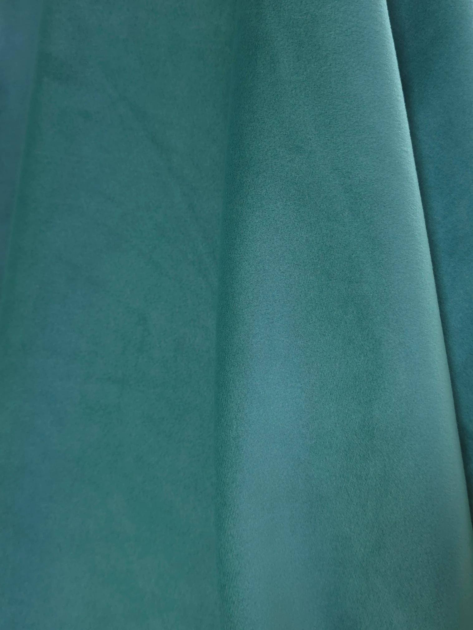 Material draperie catifea verde turcoaz
