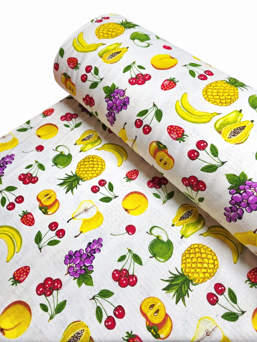 Material prosop imprimeu fructe