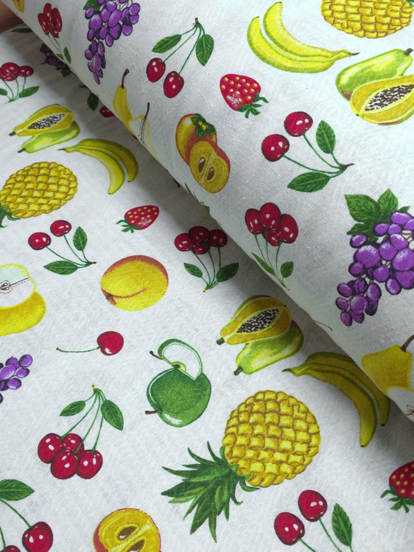 Material prosop imprimeu fructe