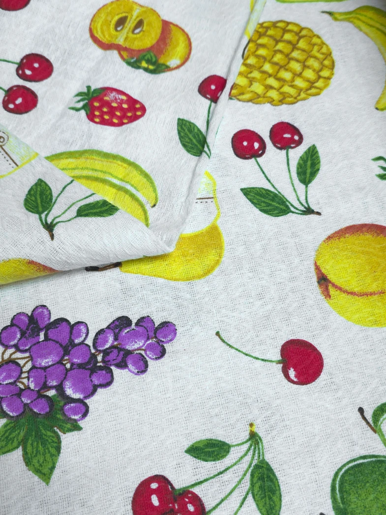 Material prosop imprimeu fructe