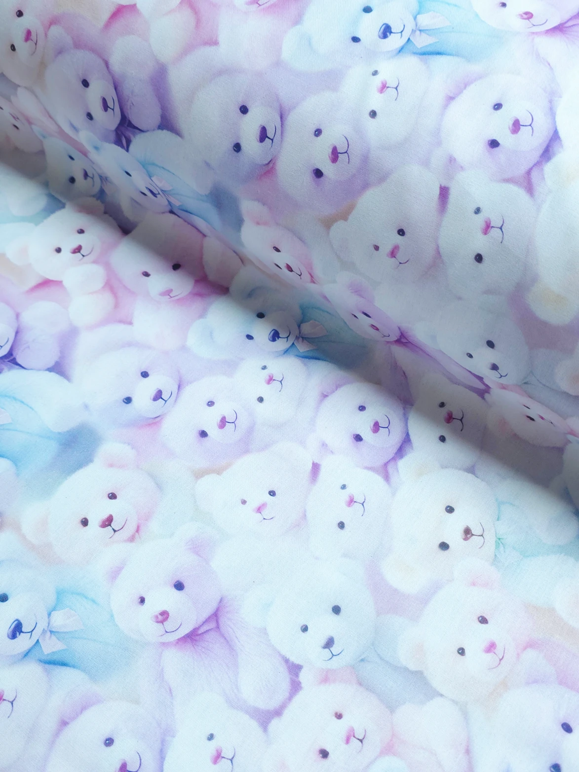 Bumbac ranforce premium Teddy Dream Pastel