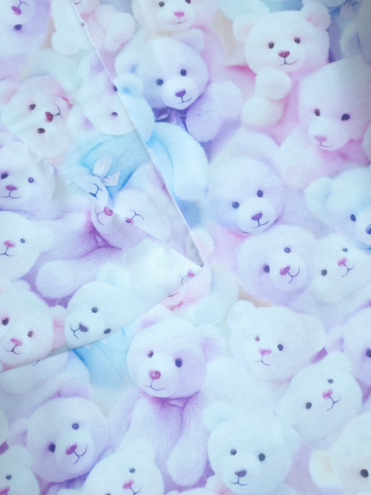 Bumbac ranforce premium Teddy Dream Pastel